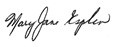 Mary Jane Esplen's Signature