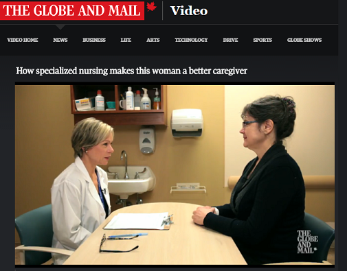 Pat Cotman Globe and Mail Video